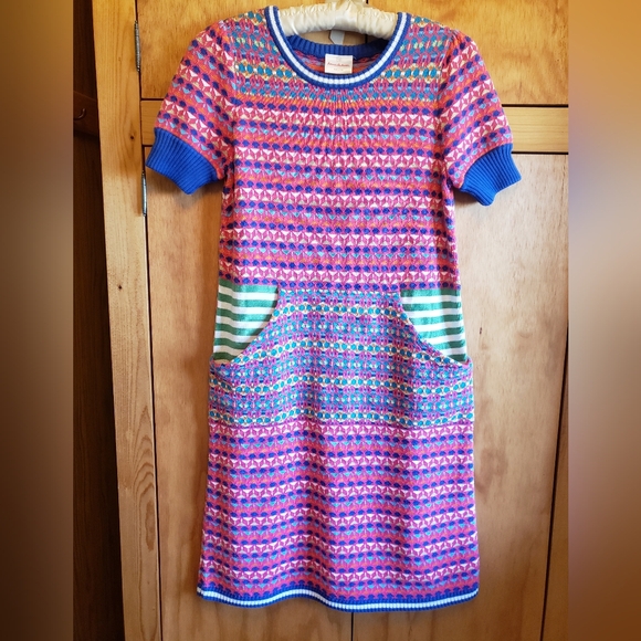 NWT Hannah Andersen cotton knit jacquard dress. - Picture 1 of 8